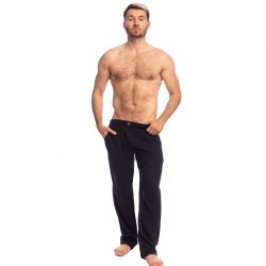 Pants of the brand L HOMME INVISIBLE - Pantalon Amalfi Noir - Ref : HW144 AMA 001