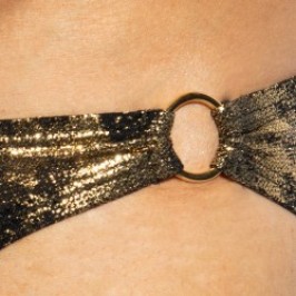 Slip der Marke ES COLLECTION - Bikini Gold + Gold Edition Limitée - Ref : UN657 C10
