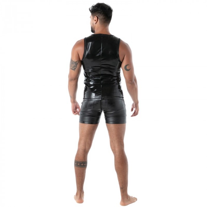 Tirantes de la marca TOF PARIS - Débardeur Latex Zip Second Peau - Ref : TOF633N