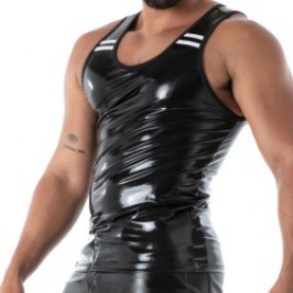 Tirantes de la marca TOF PARIS - Débardeur Latex Seconde Peau - Ref : TOF634N
