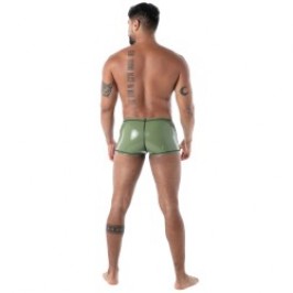 Boxer, shorty de la marque TOF PARIS - Boxer Latex Seconde Peau - Kaki - Ref : TOF635K