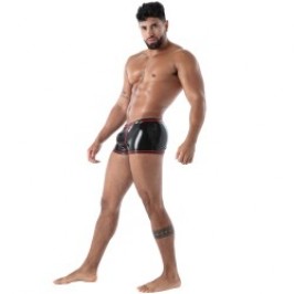 Shorts Boxer, Shorty de la marca TOF PARIS - Boxer Latex Seconde Peau - Noir - Ref : TOF635N
