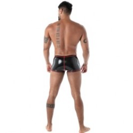 Shorts Boxer, Shorty de la marca TOF PARIS - Boxer Latex Seconde Peau - Noir - Ref : TOF635N