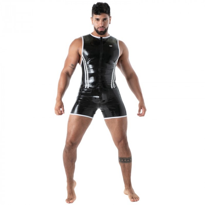 Body de la marca TOF PARIS - Body Intégral Latex Seconde Peau - Ref : TOF636N