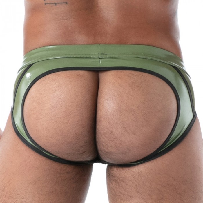 Slip del marchio TOF PARIS - copy of Slip Bottomless Latex Seconde Peau - Ref : TOF638K