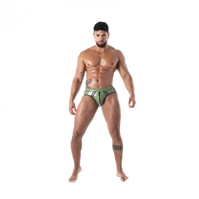 Slip del marchio TOF PARIS - copy of Slip Bottomless Latex Seconde Peau - Ref : TOF638K
