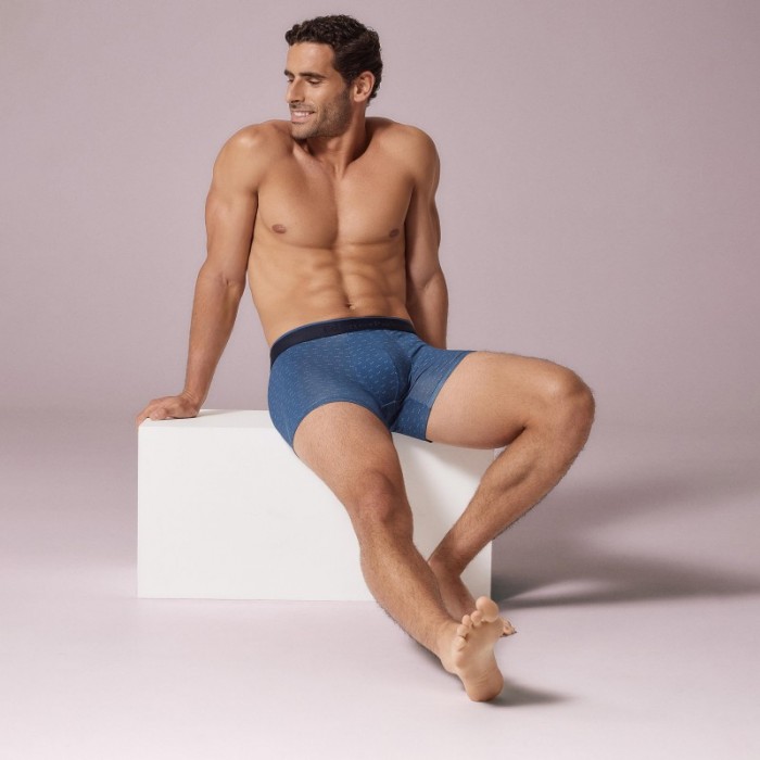 Boxer shorts, Shorty of the brand EDEN PARK - Boxer Eden Park papillons - bleu - Ref : EP1221H8100  BLJ93
