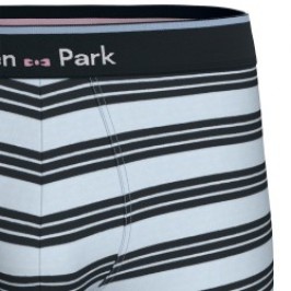 Packs del marchio EDEN PARK - Lot de 2 boxers Eden Park rayés - bleu / marine - Ref : EP1221H95P2 BL137