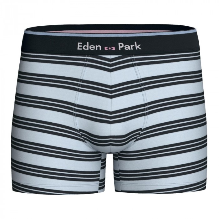 Packs del marchio EDEN PARK - Lot de 2 boxers Eden Park rayés - bleu / marine - Ref : EP1221H95P2 BL137