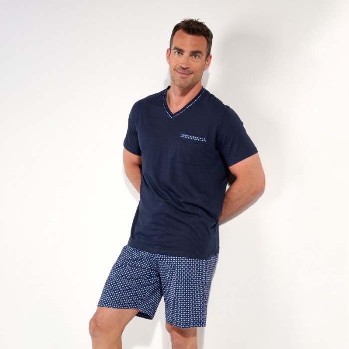 Short pajamas of the brand HOM - copy of Pyjama court HOM beachcomber - Ref : 403114 I0RA