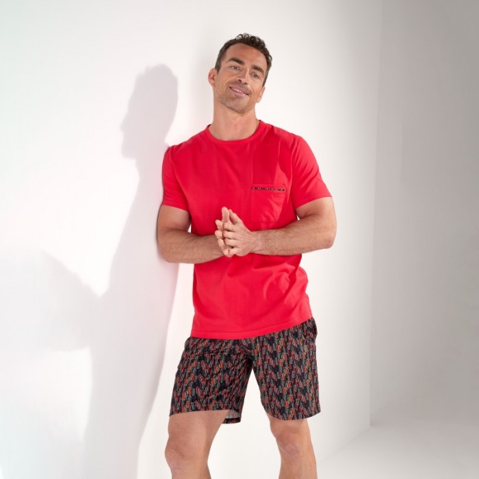Short pajamas of the brand HOM - copy of Pyjama Court Havana - Ref : 403119 I0PA