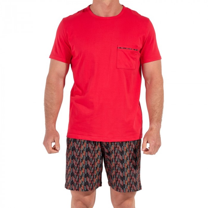 Short pajamas of the brand HOM - copy of Pyjama Court Havana - Ref : 403119 I0PA