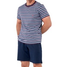 Pyjacourt de la marque HOM - Pyjama Court HOM Atlantic - Ref : 403119 I0PA