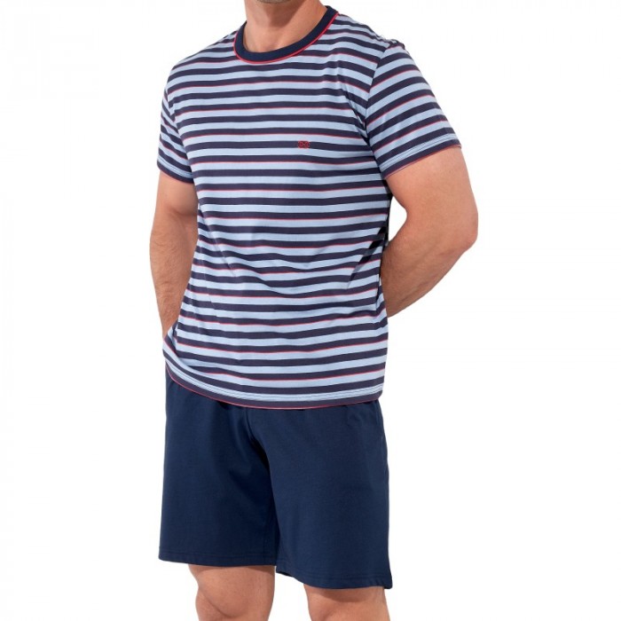 Short pajamas of the brand HOM - copy of Pyjama Court Havana - Ref : 403119 I0PA