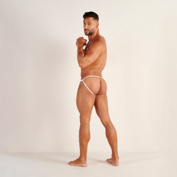 Jock strap de la marque WOH - Micro Jock Sexy Fun WOH - Blanc - Ref : 463040 0003