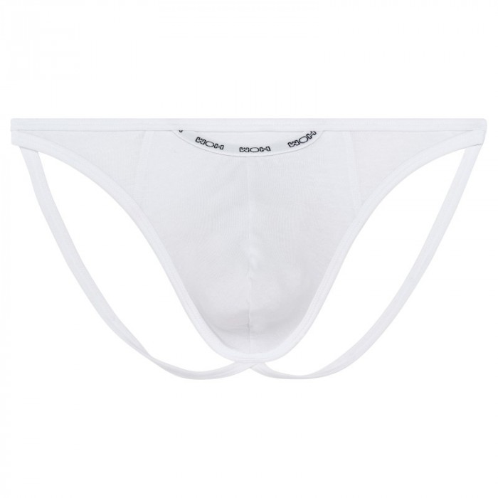 Jock strap de la marque WOH - Micro Jock Sexy Fun WOH - Blanc - Ref : 463040 0003