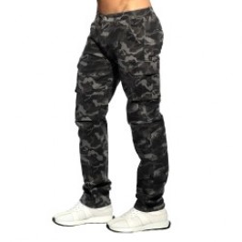 Jeans Cargo Camo - Gris