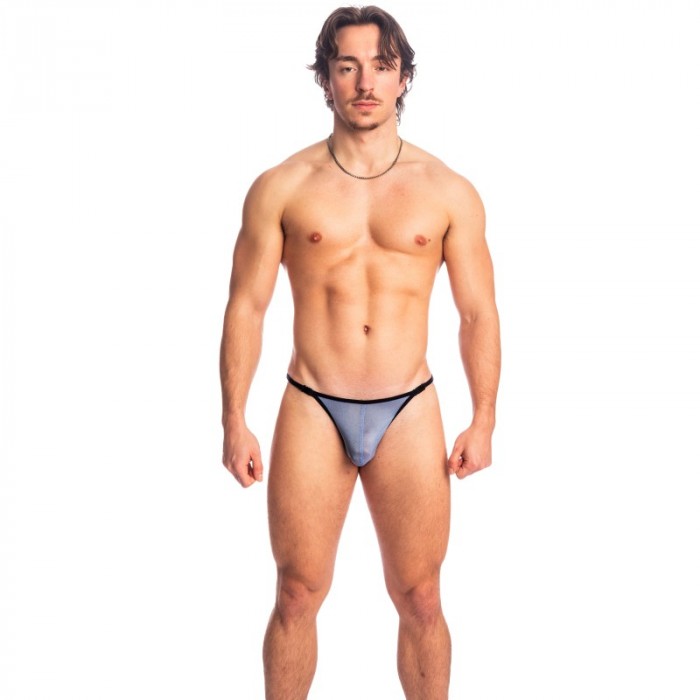 Stringa del marchio L HOMME INVISIBLE - Azzuro - G-String Striptease L Homme Invisible - Ref : UW21X AZZ B25