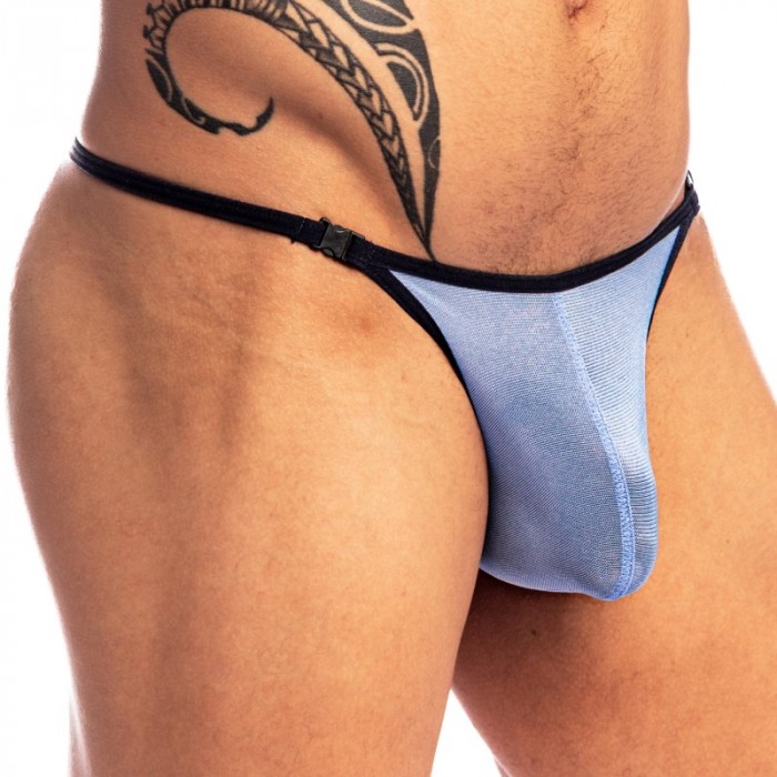 Stringa del marchio L HOMME INVISIBLE - Azzuro - G-String Striptease L Homme Invisible - Ref : UW21X AZZ B25