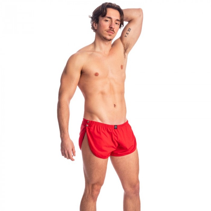 Short de la marque L HOMME INVISIBLE - Playroom - Short Striptease L homme Invisible - Rouge - Ref : HW195 PLA 009