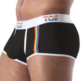 Boxer, shorty de la marque TOF PARIS - Trunk Joyful Pride TOF Paris - Noir - Ref : TOF597N