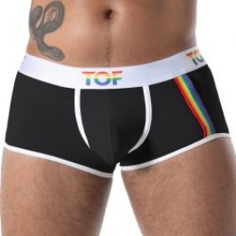 Boxer, shorty de la marque TOF PARIS - Trunk Joyful Pride TOF Paris - Noir - Ref : TOF597N