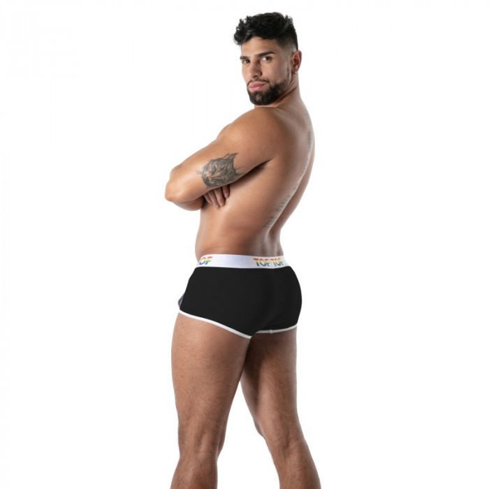 Boxer, shorty de la marque TOF PARIS - Trunk Joyful Pride TOF Paris - Noir - Ref : TOF597N