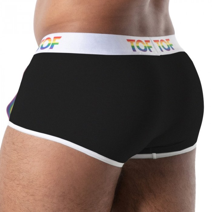 Pantaloncini boxer, Shorty del marchio TOF PARIS - Trunk Joyful Pride TOF - Noir - Ref : TOF597N