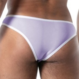Slip, Tanga de la marque TOF PARIS - Mini Slip Microfibre Mon Amour TOF Paris - Violet - Ref : TOF640V