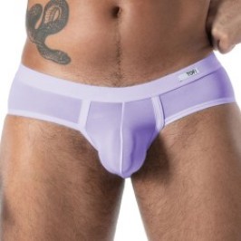 Slip, Tanga de la marque TOF PARIS - Slip Microfibre Mon Amour TOF Paris - Violet - Ref : TOF641V