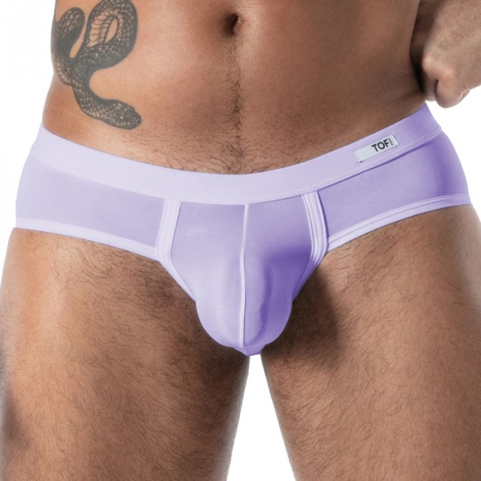 Slip, Tanga de la marque TOF PARIS - Slip Microfibre Mon Amour TOF Paris - Violet - Ref : TOF641V