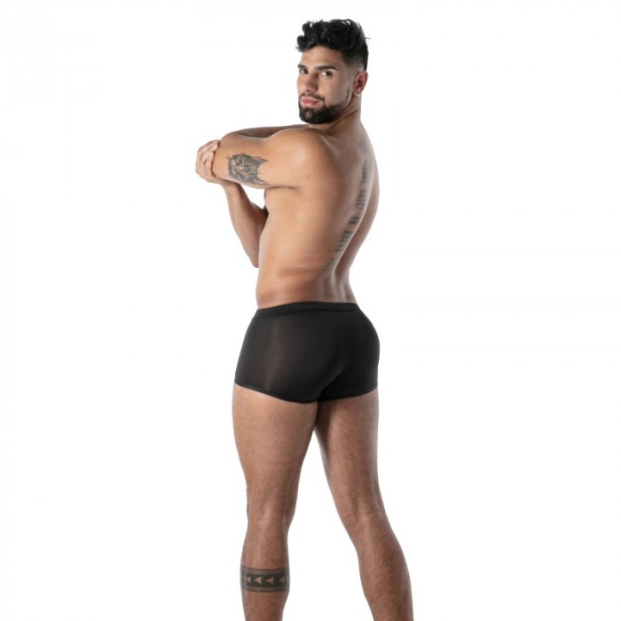 Boxershorts, Shorty der Marke TOF PARIS - Trunk Microfibre Mon Amour TOF Paris - Noir - Ref : TOF642N