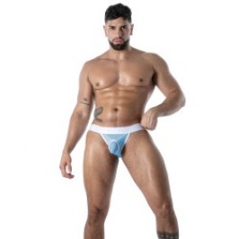 Jock strap de la marque TOF PARIS - Jockstrap Microfibre Mon Amour TOF Paris - Bleu - Ref : TOF644BU