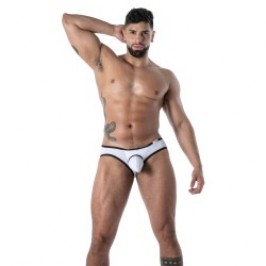 Backless de la marque TOF PARIS - Slip Bottomless Microfibre Mon Amour TOF Paris - Blanc - Ref : TOF645B