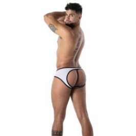 Backless de la marque TOF PARIS - Slip Bottomless Microfibre Mon Amour TOF Paris - Blanc - Ref : TOF645B