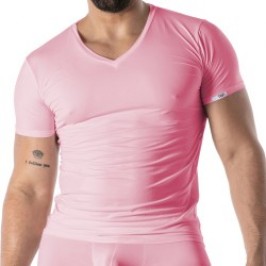 Kurze Ärmel der Marke TOF PARIS - copy of T-Shirt Microfibre Mon Amour TOF Paris - Noir - Ref : TOF646P