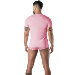 Kurze Ärmel der Marke TOF PARIS - copy of T-Shirt Microfibre Mon Amour TOF Paris - Noir - Ref : TOF646P