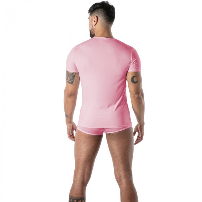 Kurze Ärmel der Marke TOF PARIS - copy of T-Shirt Microfibre Mon Amour TOF Paris - Noir - Ref : TOF646P