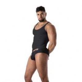 Canotta del marchio TOF PARIS - Débardeur Microfibre Mon Amour TOF Paris - Noir - Ref : TOF647N