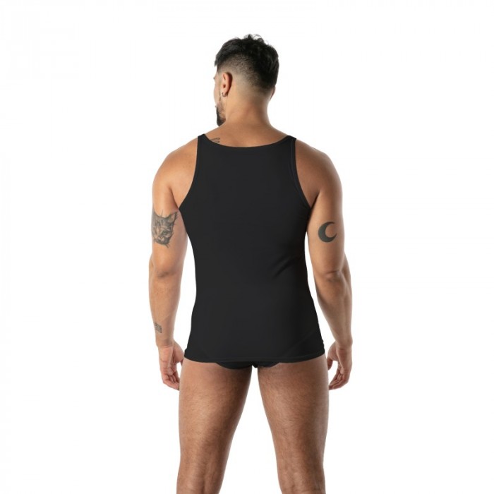 Canotta del marchio TOF PARIS - Débardeur Microfibre Mon Amour TOF Paris - Noir - Ref : TOF647N