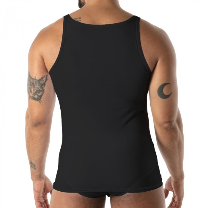 Canotta del marchio TOF PARIS - Débardeur Microfibre Mon Amour TOF Paris - Noir - Ref : TOF647N