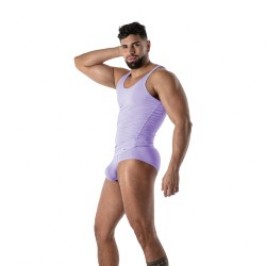 Débardeur de la marque TOF PARIS - Débardeur Microfibre Mon Amour TOF Paris - Violet - Ref : TOF647V