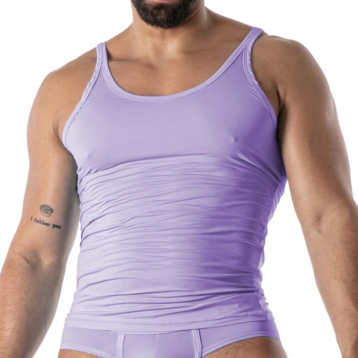 Débardeur de la marque TOF PARIS - Débardeur Microfibre Mon Amour TOF Paris - Violet - Ref : TOF647V