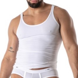 Débardeur de la marque TOF PARIS - Débardeur Microfibre Mon Amour TOF Paris - Blanc - Ref : TOF647B