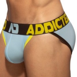 Slip, Tanga de la marque ADDICTED - Bikini Naked Feeling - Bleu Ciel - Ref : AD1360 C23