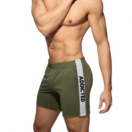 Short de la marque ADDICTED - Short ADDICTED Band - Kaki - Ref : AD1437 C12