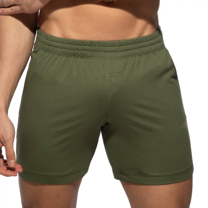 Short de la marque ADDICTED - Short ADDICTED Band - Kaki - Ref : AD1437 C12