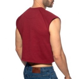 Débardeur de la marque ADDICTED - Crop Top Recycled Cotton ADDICTED - Bordeaux - Ref : AD1461 C29