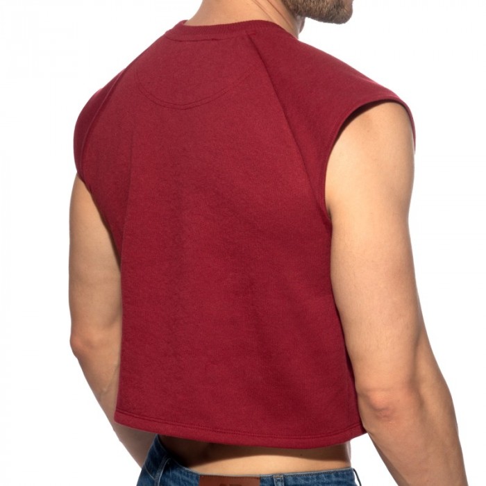 Débardeur de la marque ADDICTED - Crop Top Recycled Cotton ADDICTED - Bordeaux - Ref : AD1461 C29