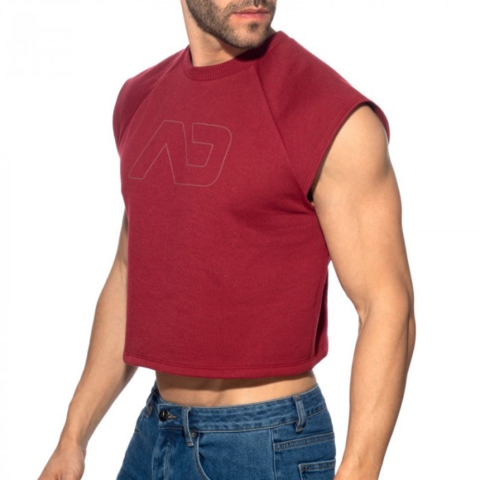 Débardeur de la marque ADDICTED - Crop Top Recycled Cotton ADDICTED - Bordeaux - Ref : AD1461 C29